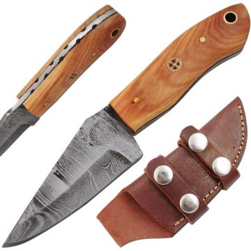 Old Ram Custom Handmade Full Tang Real Damascus Steel Blade